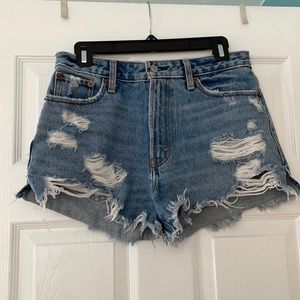 Abercrombie jean shorts